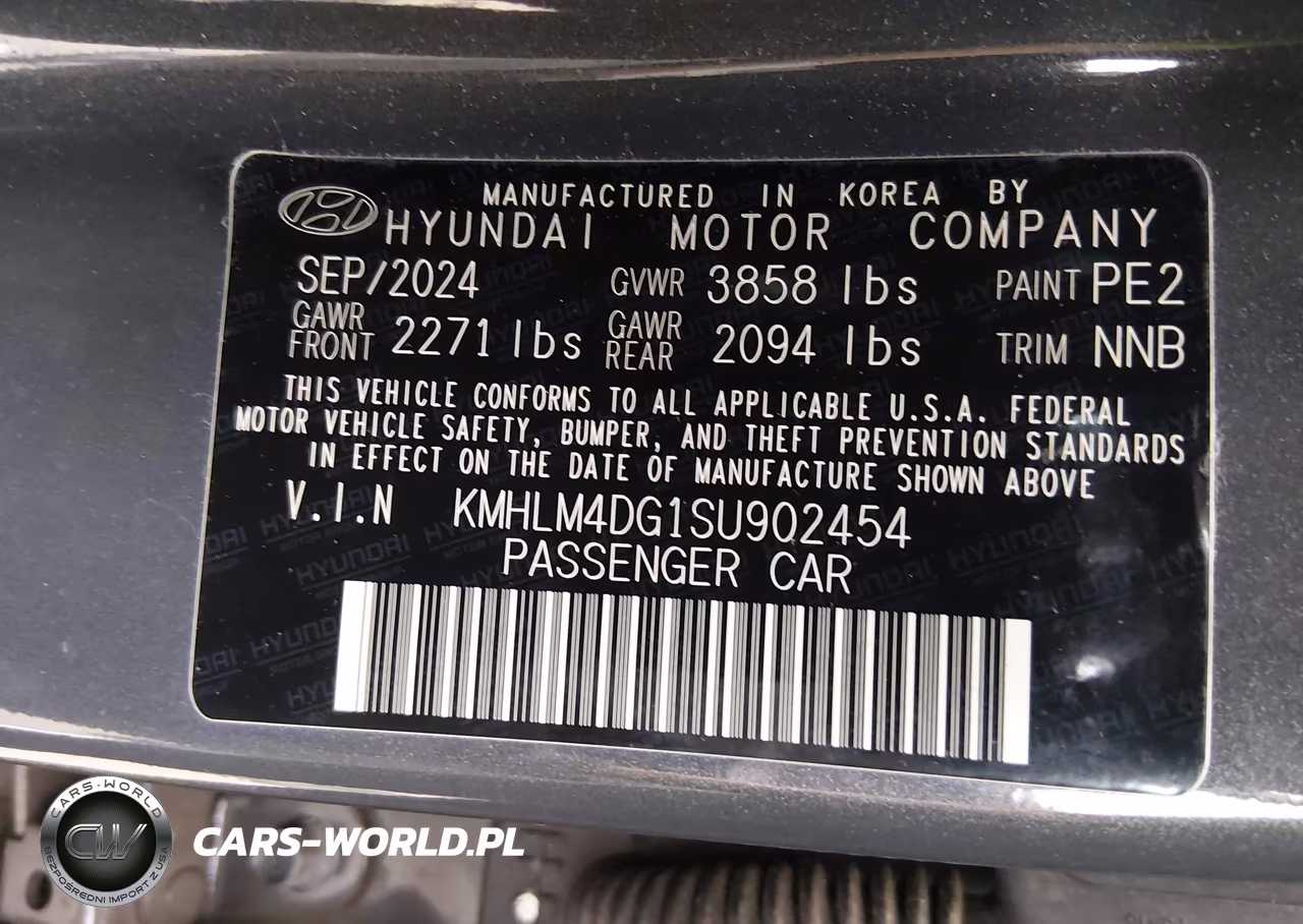 2025 Hyundai Elantra Sel Sport VIN:KMHLM4DG1SU902454 - 9