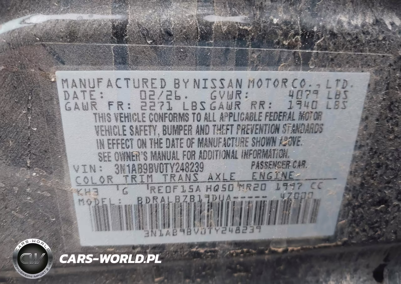 2026 Nissan Sentra S VIN:3N1AB9BV0TY248239 - 9