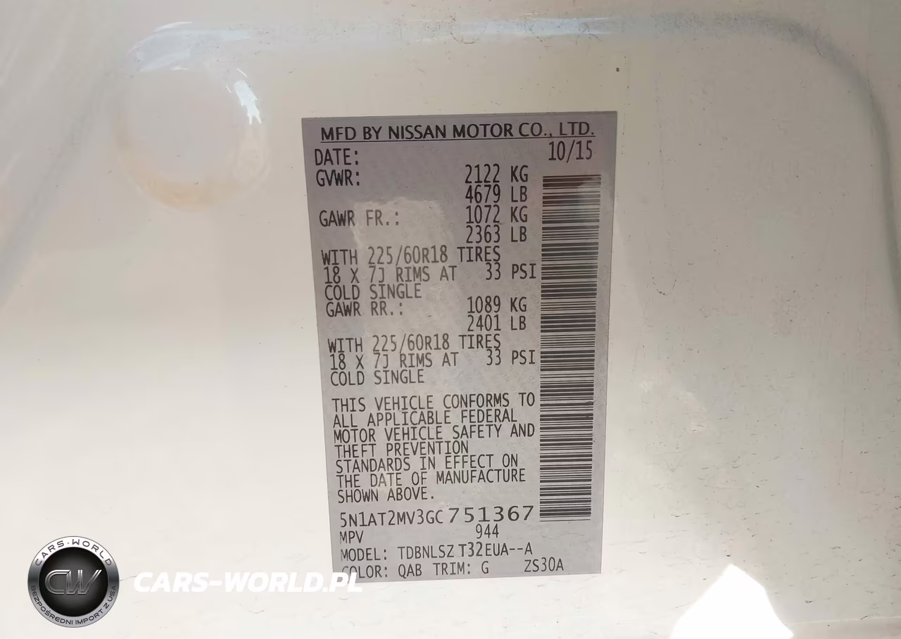 2016 Nissan Rogue Sl VIN:5N1AT2MV3GC751367 - 9