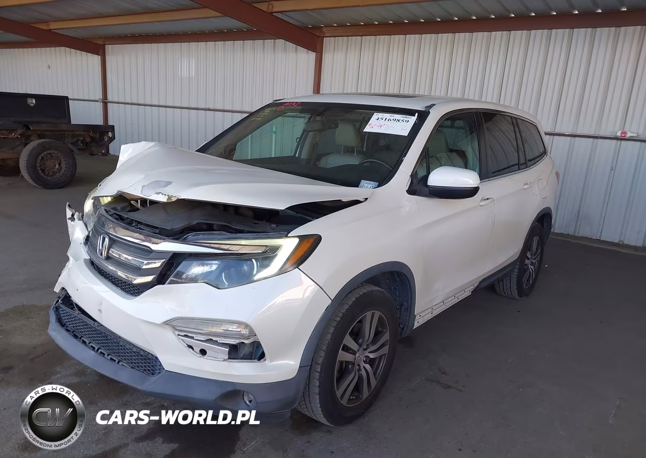 2016 Honda Pilot Ex-L VIN:5FNYF6H89GB008477 - 2
