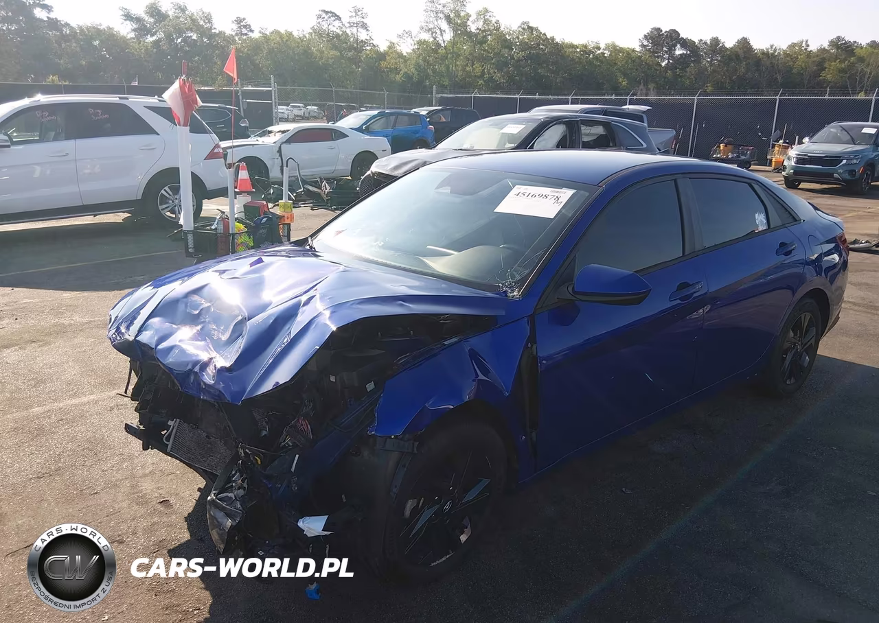 2021 Hyundai Elantra Sel VIN:KMHLM4AG1MU125975 - 2