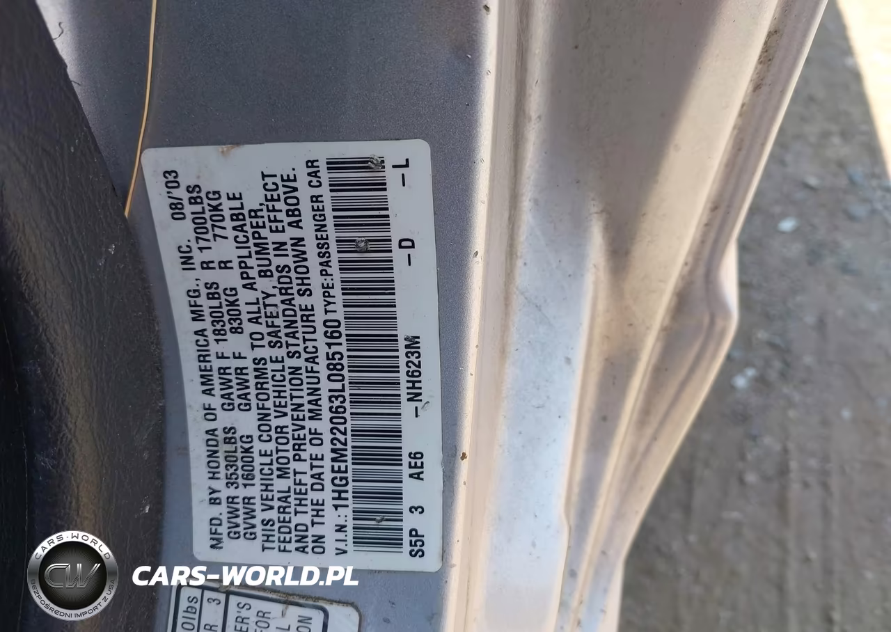 2003 Honda Civic Ex VIN:1HGEM22063L085160 - 9
