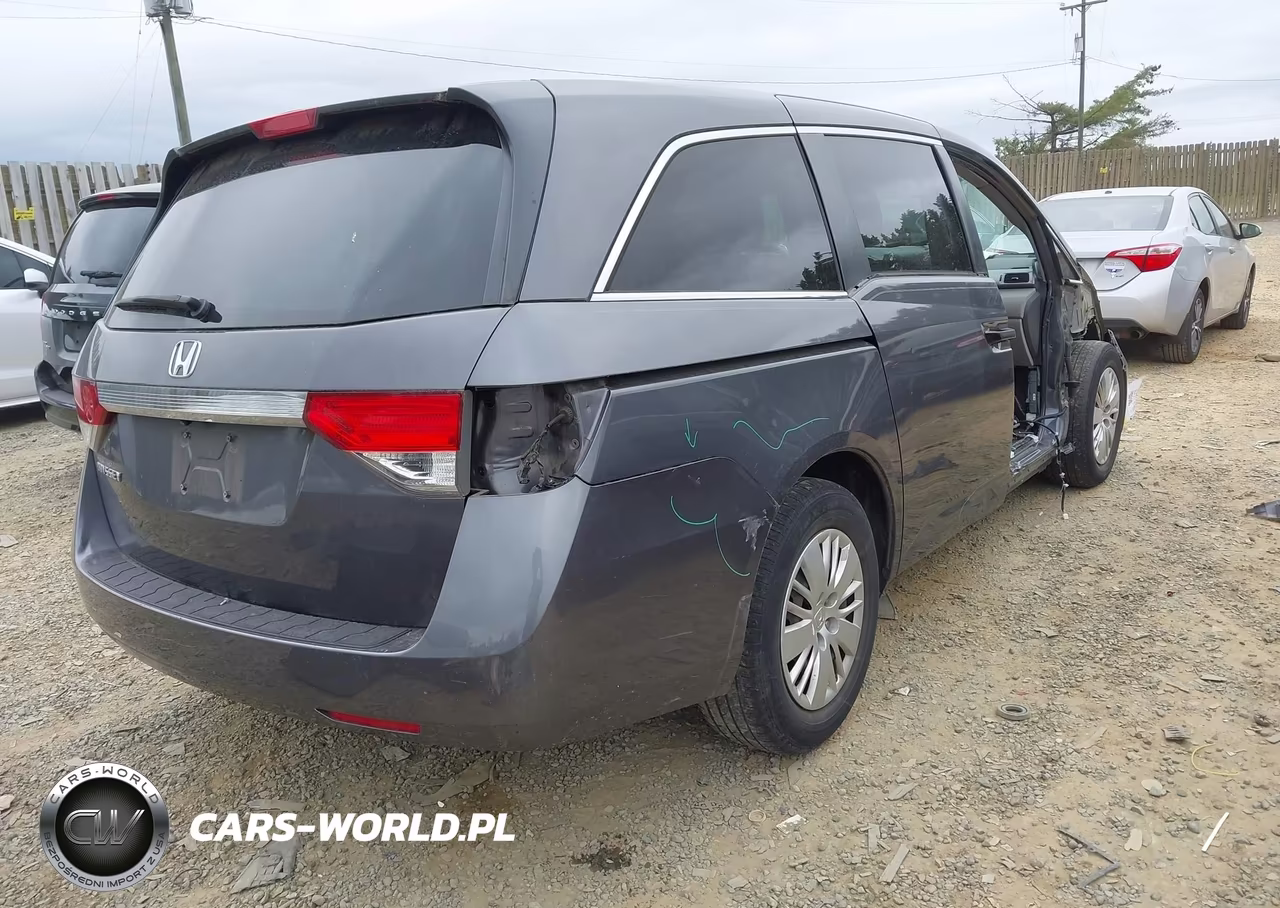 2017 Honda Odyssey Lx VIN:5FNRL5H27HB000978 - 4