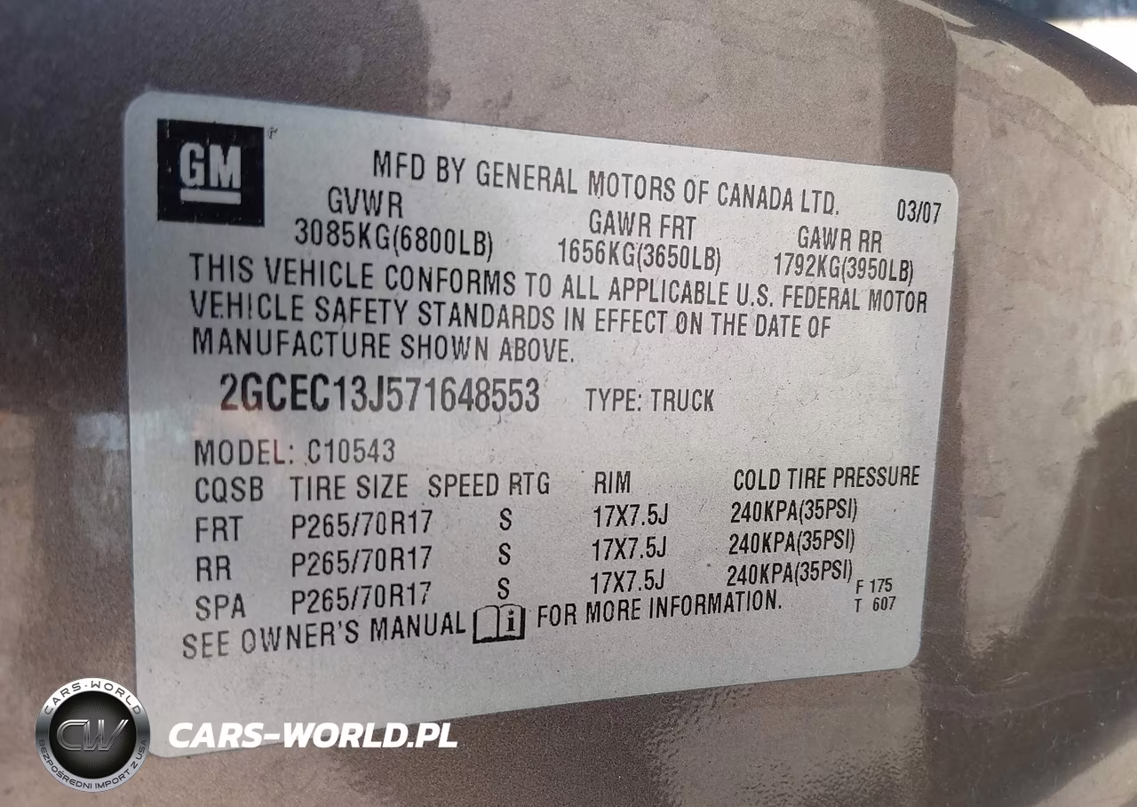 2007 Chevrolet Silverado 1500 Lt1 VIN:2GCEC13J571648553 - 9