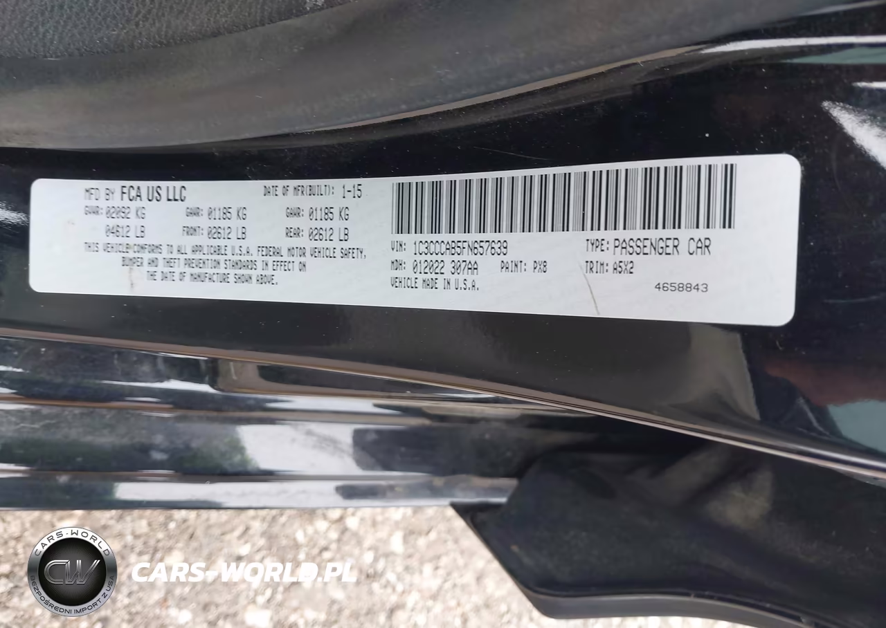 2015 Chrysler 200 Limited VIN:1C3CCCAB5FN657639 - 9