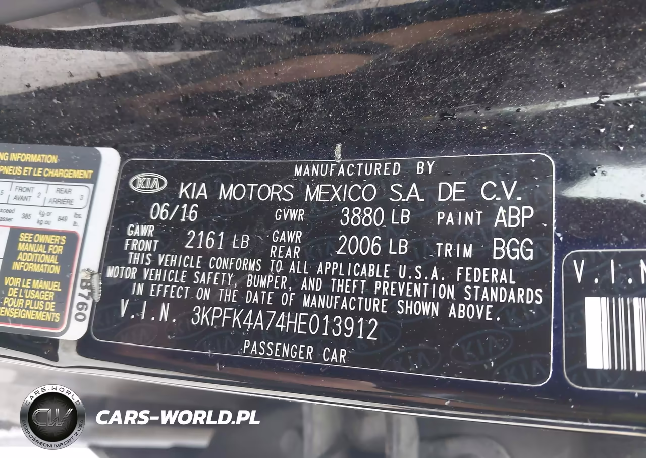 2017 Kia Forte Lx VIN:3KPFK4A74HE013912 - 9