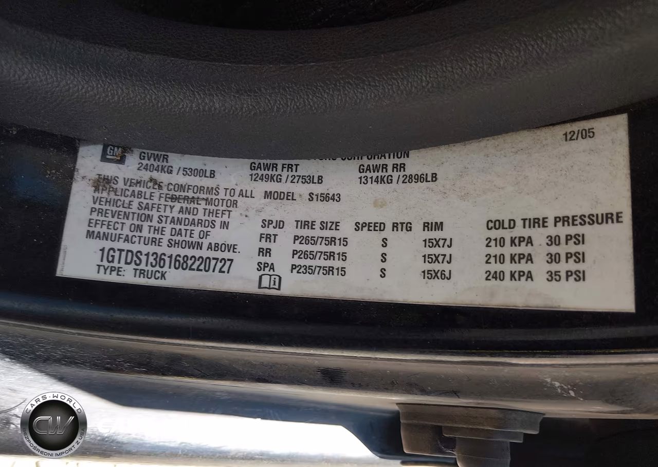 2006 GMC Canyon Sle2 VIN:1GTDS136168220727 - 9