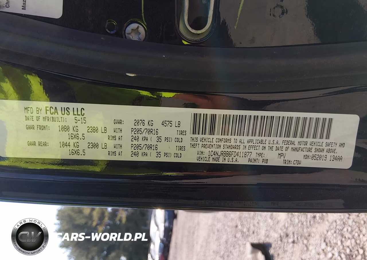 2015 Jeep Patriot Sport VIN:1C4NJRBB6FD411877 - 9