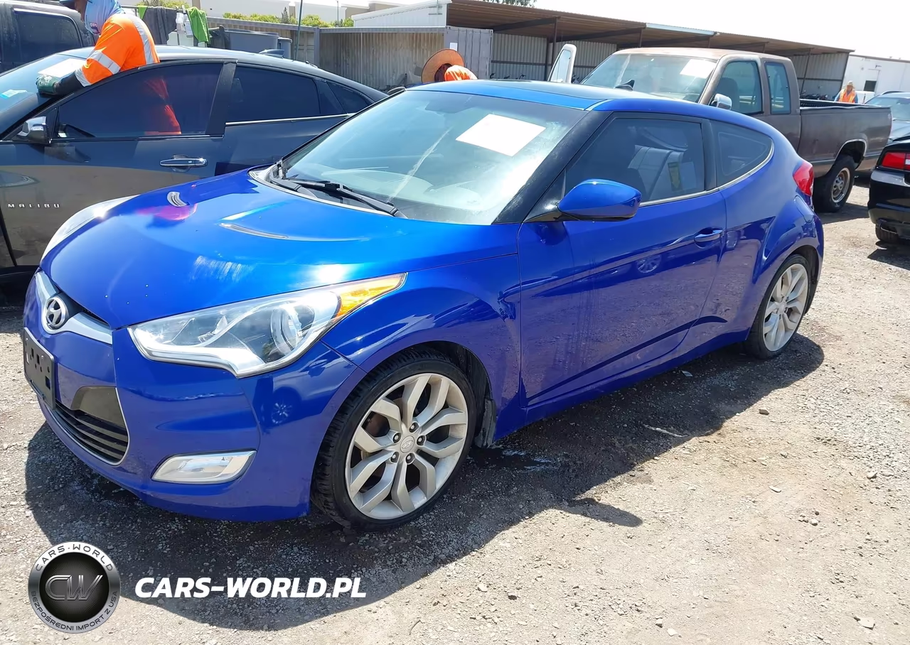 2012 Hyundai Veloster Base W-Gray VIN:KMHTC6AD7CU059502 - 2