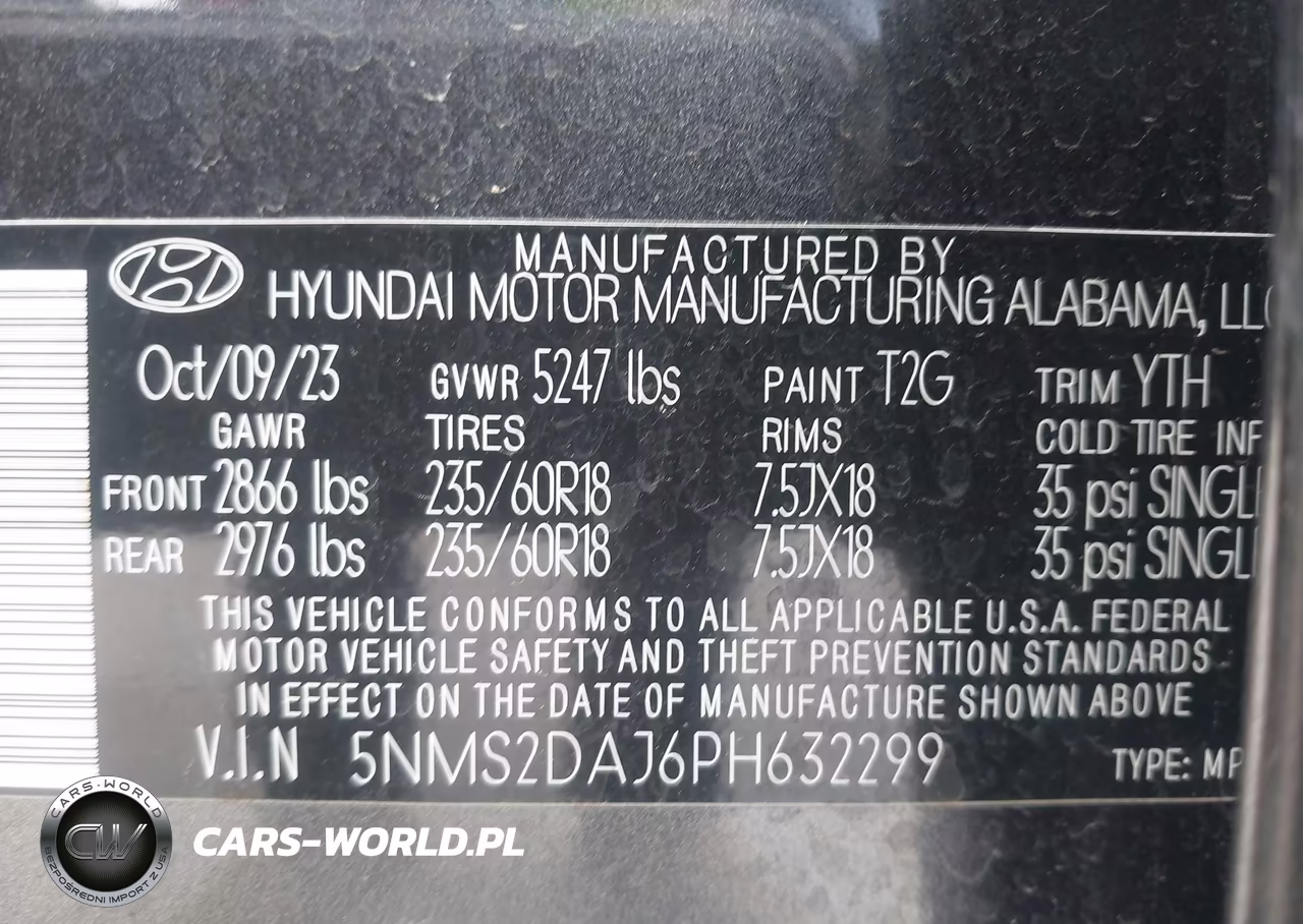 2023 Hyundai Santa Fe Sel VIN:5NMS2DAJ6PH632299 - 9