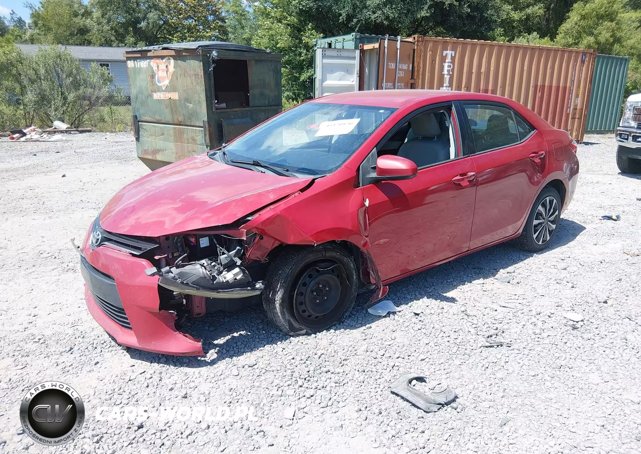 2016 Toyota Corolla Le VIN:2T1BURHE1GC626836 - 2
