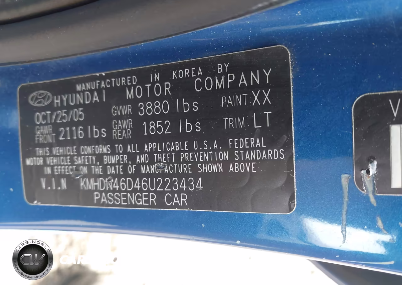 2006 Hyundai Elantra Gls-Limited VIN:KMHDN46D46U223434 - 9