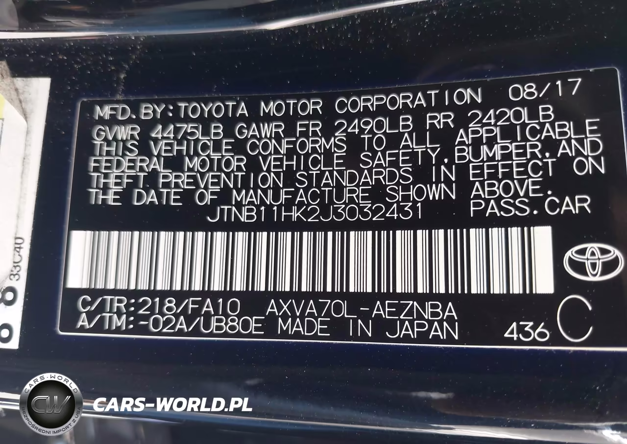 2018 Toyota Camry Le VIN:JTNB11HK2J3032431 - 9