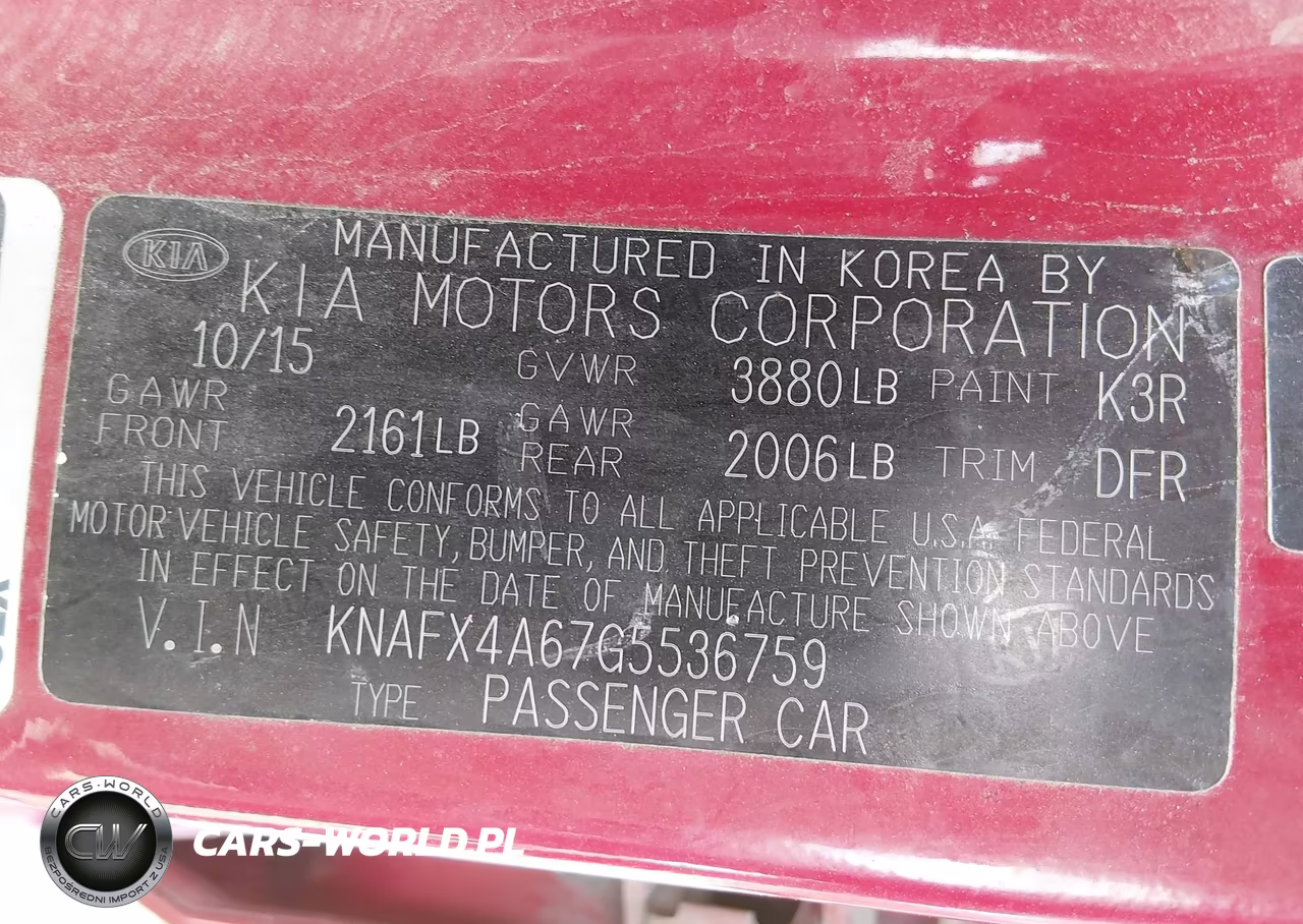 2016 Kia Forte Lx VIN:KNAFX4A67G5536759 - 9