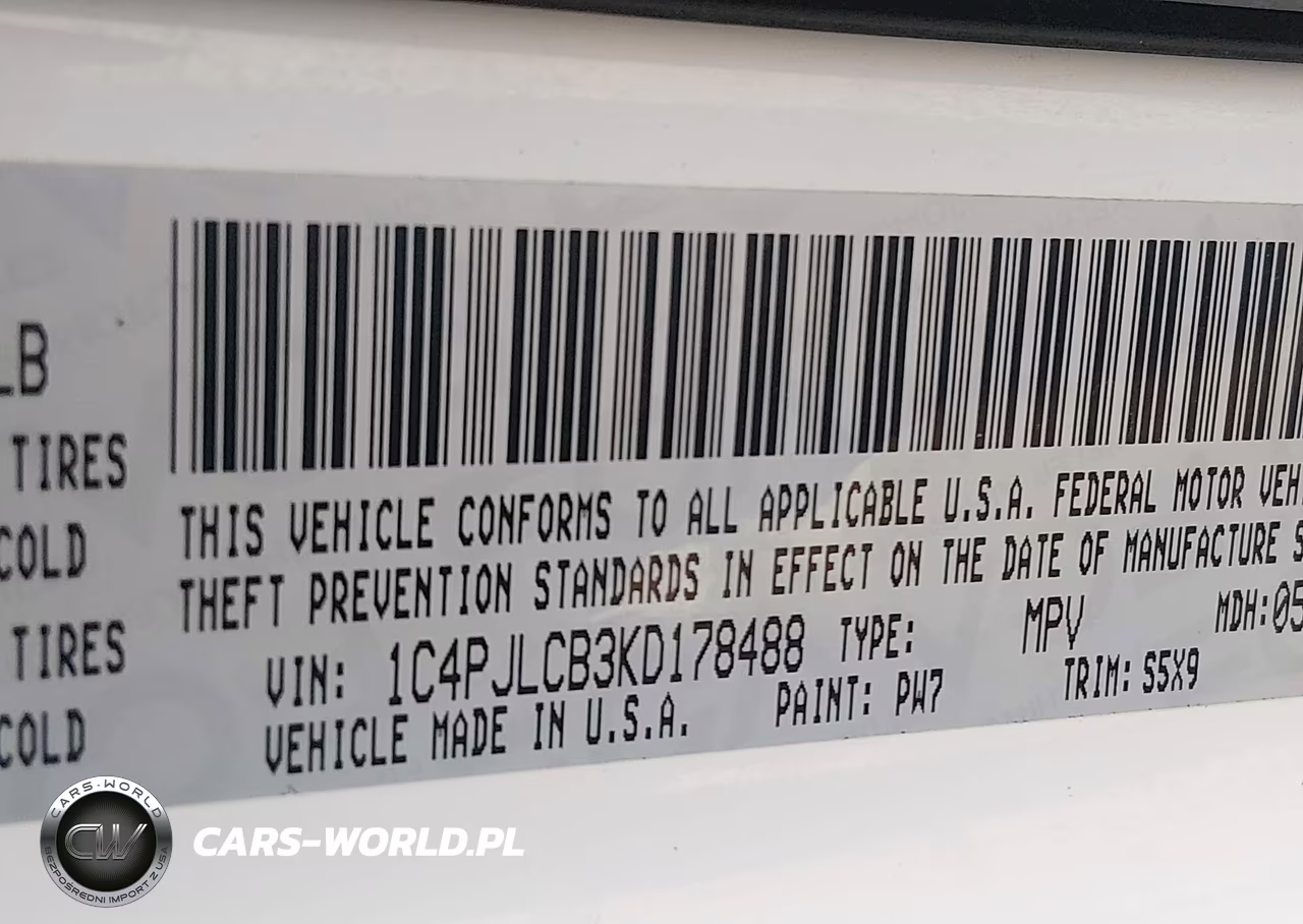 2019 Jeep Cherokee Latitude Fwd VIN:1C4PJLCB3KD178488 - 9