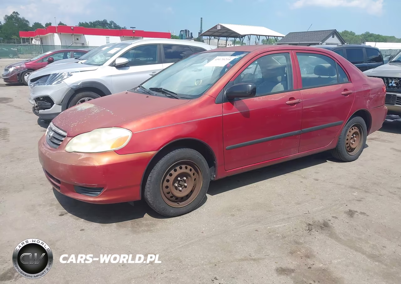 2003 Toyota Corolla Ce VIN:2T1BR32E63C093626 - 2