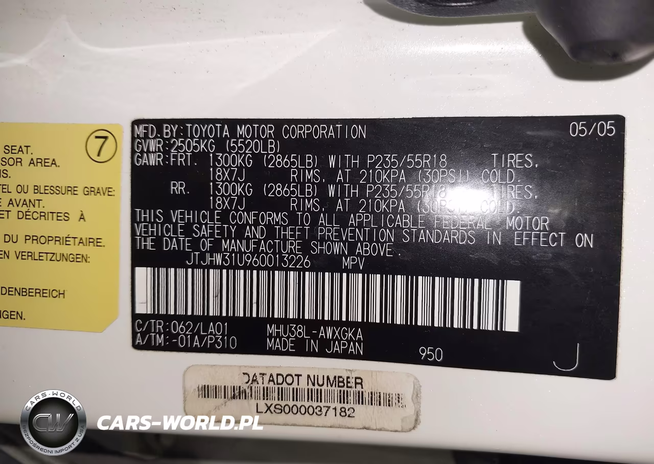 2006 Lexus Rx 400H VIN:JTJHW31U960013226 - 9
