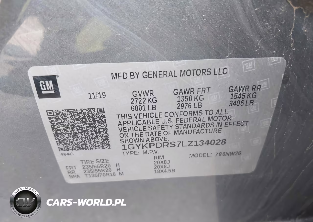 2020 Cadillac Xt6 Awd Premium Luxury VIN:1GYKPDRS7LZ134028 - 9