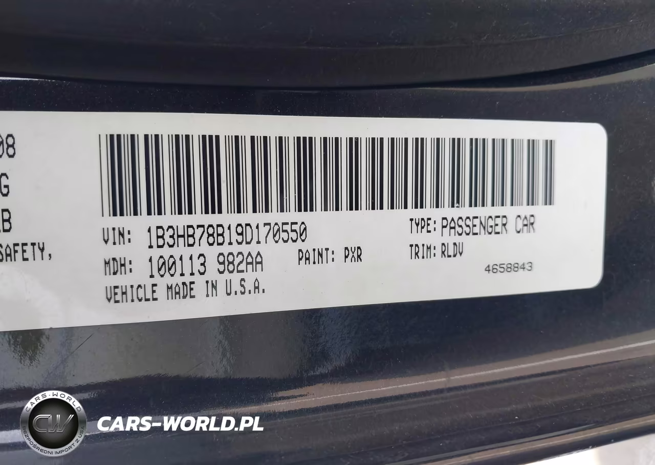 2009 Dodge Caliber R-T VIN:1B3HB78B19D170550 - 9