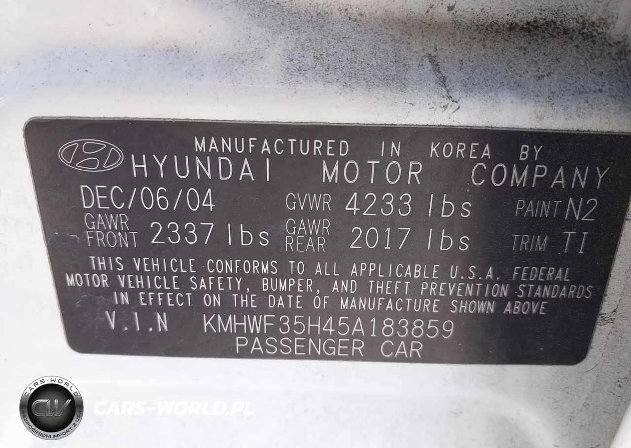 2005 Hyundai Sonata Gls-Lx VIN:KMHWF35H45A183859 - 9