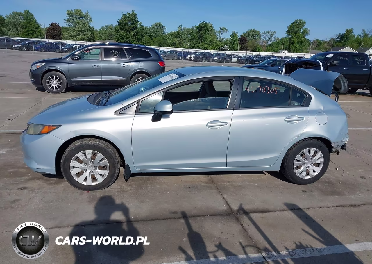 2012 Honda Civic Lx VIN:19XFB2F5XCE003194 - 15