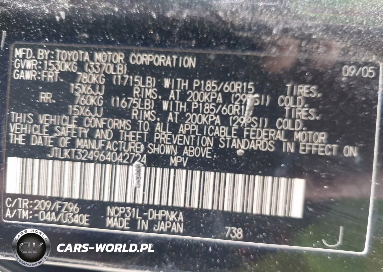 2006 Scion Xb VIN:JTLKT324964042724 - 9