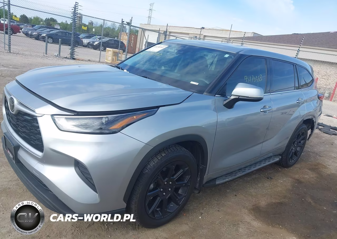 2022 Toyota Highlander L VIN:5TDCZRAH4NS559888 - 2