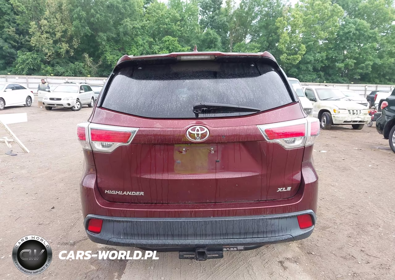2015 Toyota Highlander Xle V6 VIN:5TDKKRFH8FS078682 - 16