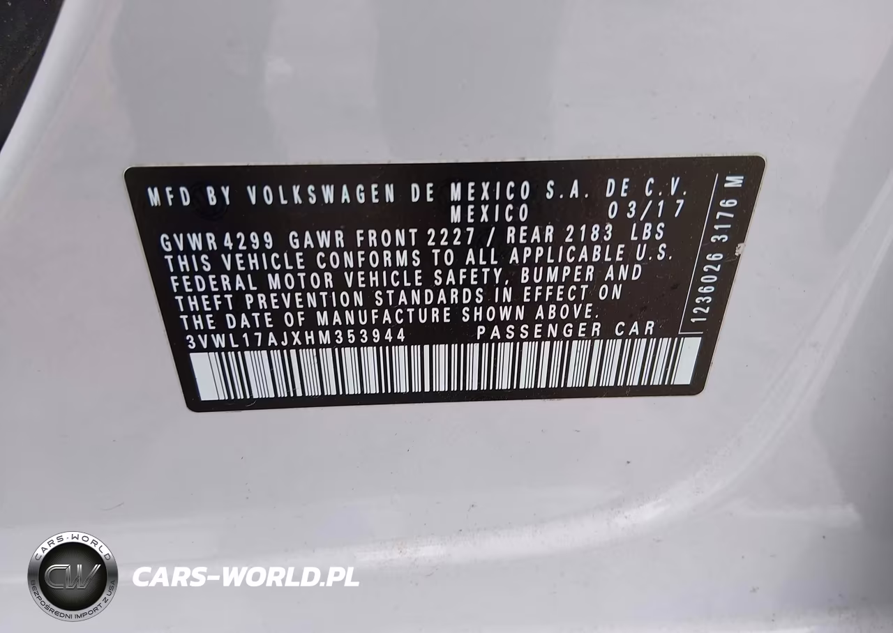 2017 Volkswagen Jetta 1.8T Sel-1.8T Sel Premium VIN:3VWL17AJXHM353944 - 9