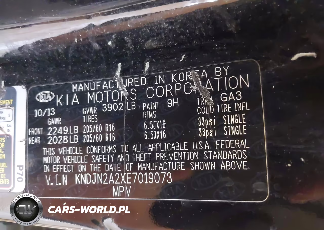 2014 Kia Soul VIN:KNDJN2A2XE7019073 - 9