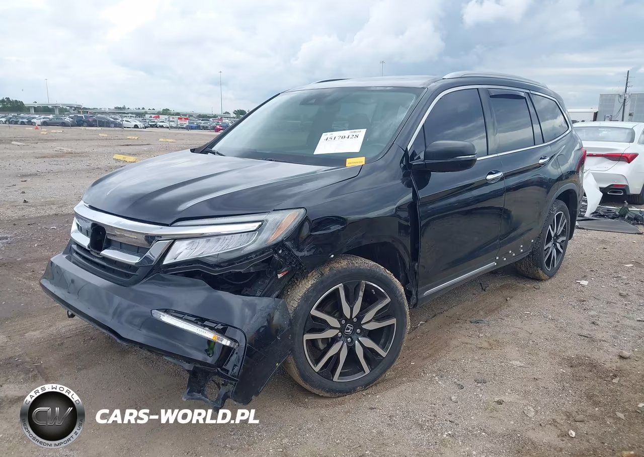2019 Honda Pilot Touring VIN:5FNYF6H92KB038986 - 2