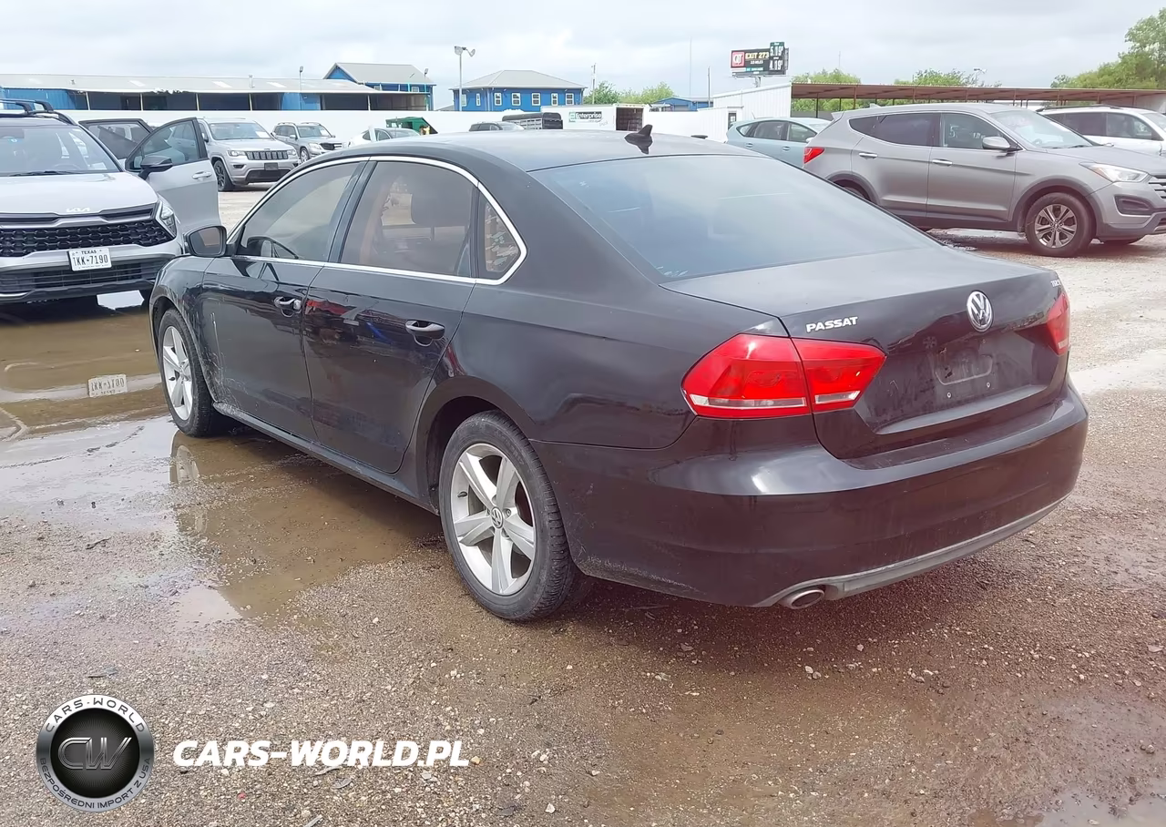 2013 Volkswagen Passat 2.0L Tdi Se VIN:1VWBN7A39DC119338 - 3