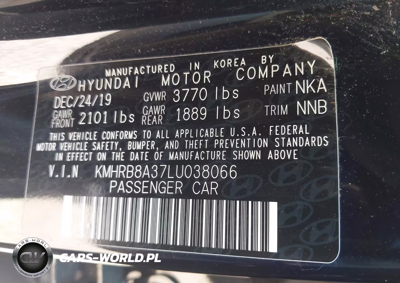 2020 Hyundai Venue Se VIN:KMHRB8A37LU038066 - 9