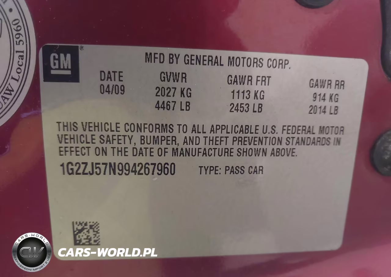 2009 Pontiac G6 New Se VIN:1G2ZJ57N994267960 - 9