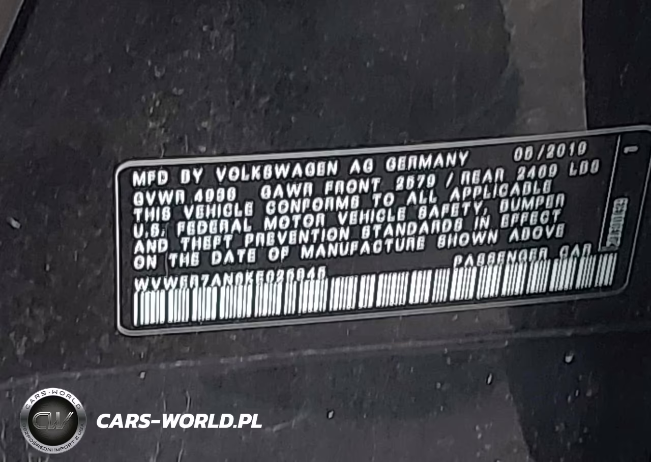 2019 Volkswagen Arteon 2.0T Sel Premium VIN:WVWER7AN6KE025845 - 9