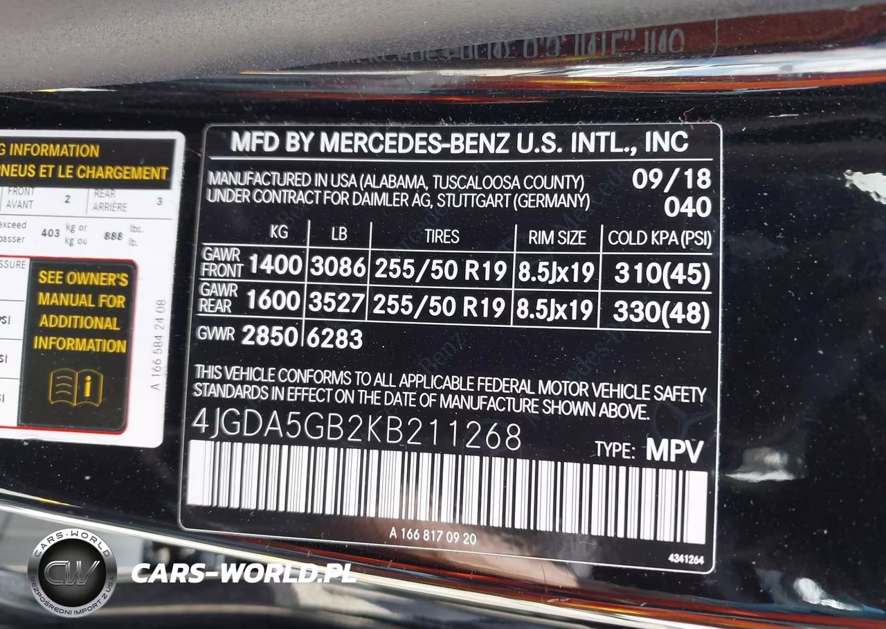 2019 Mercedes-Benz Gle 400 4Matic VIN:4JGDA5GB2KB211268 - 9