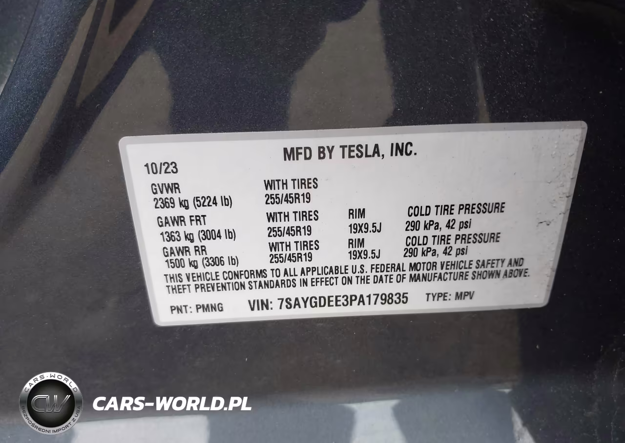 2023 Tesla Model Y Awd-Long Range Dual Motor All-Wheel Drive VIN:7SAYGDEE3PA179835 - 9