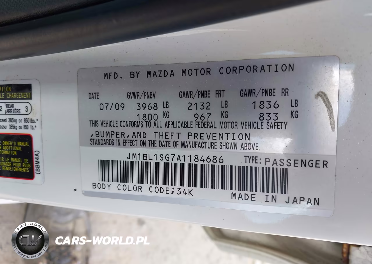 2010 Mazda Mazda3 I Touring VIN:JM1BL1SG7A1184686 - 9