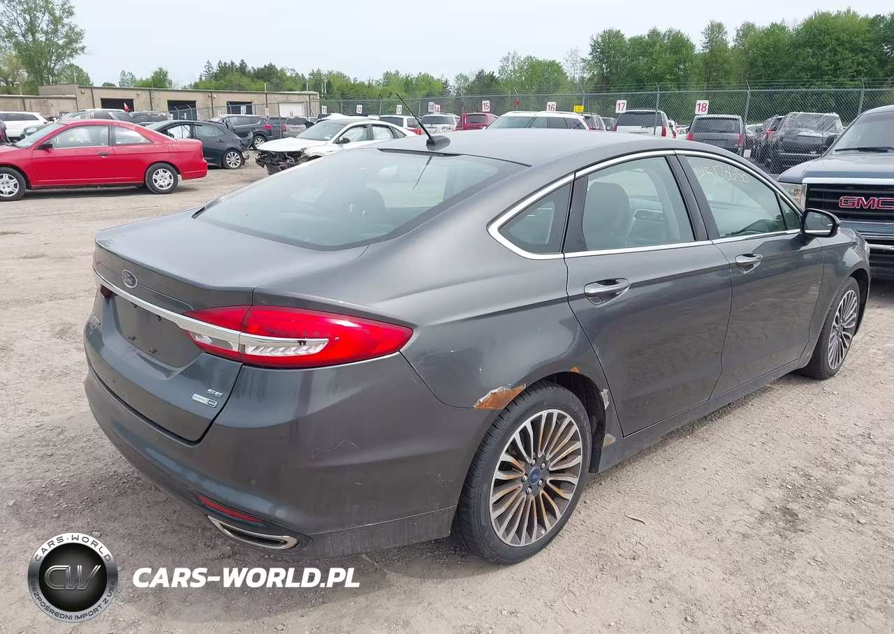 2017 Ford Fusion Se VIN:3FA6P0T99HR376200 - 4