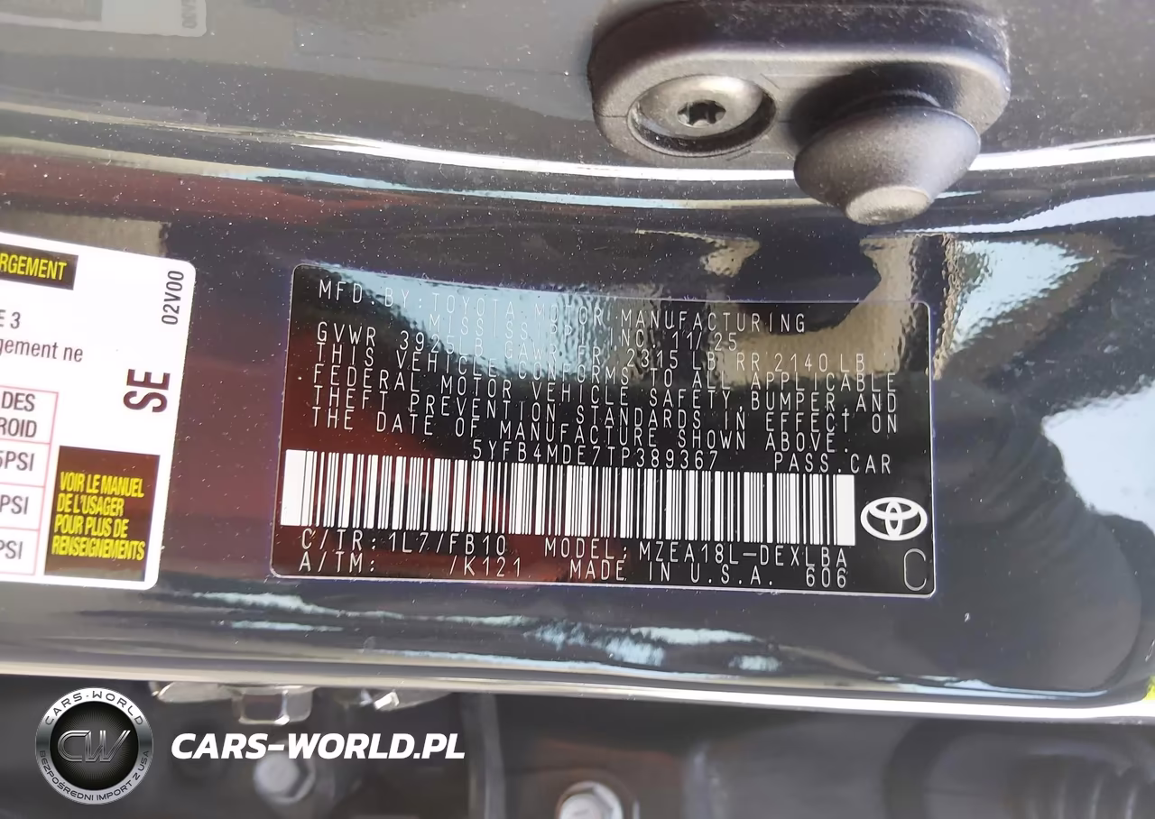 2026 Toyota Corolla Le VIN:5YFB4MDE7TP389367 - 9