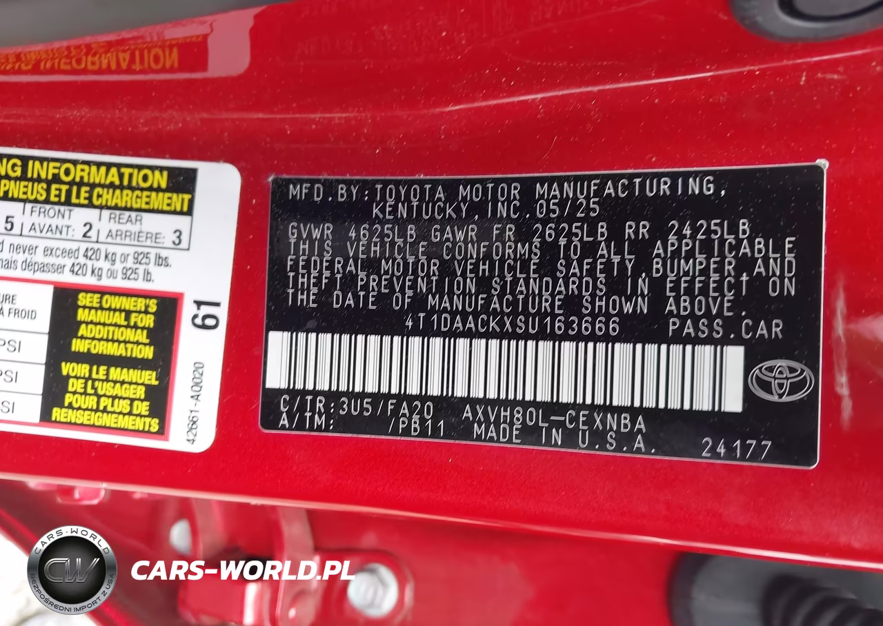 2025 Toyota Camry Le VIN:4T1DAACKXSU163666 - 9