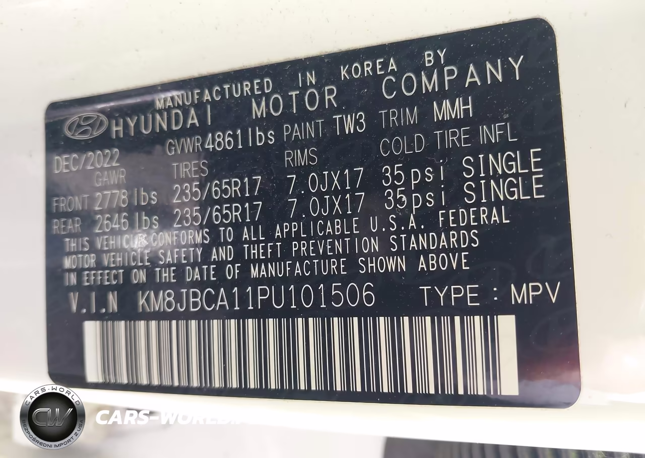 2023 Hyundai Tucson Hybrid Blue VIN:KM8JBCA11PU101506 - 9