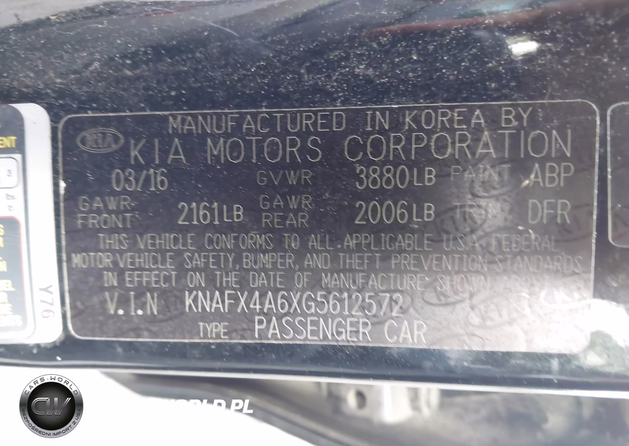 2016 Kia Forte Lx VIN:KNAFX4A6XG5612572 - 9