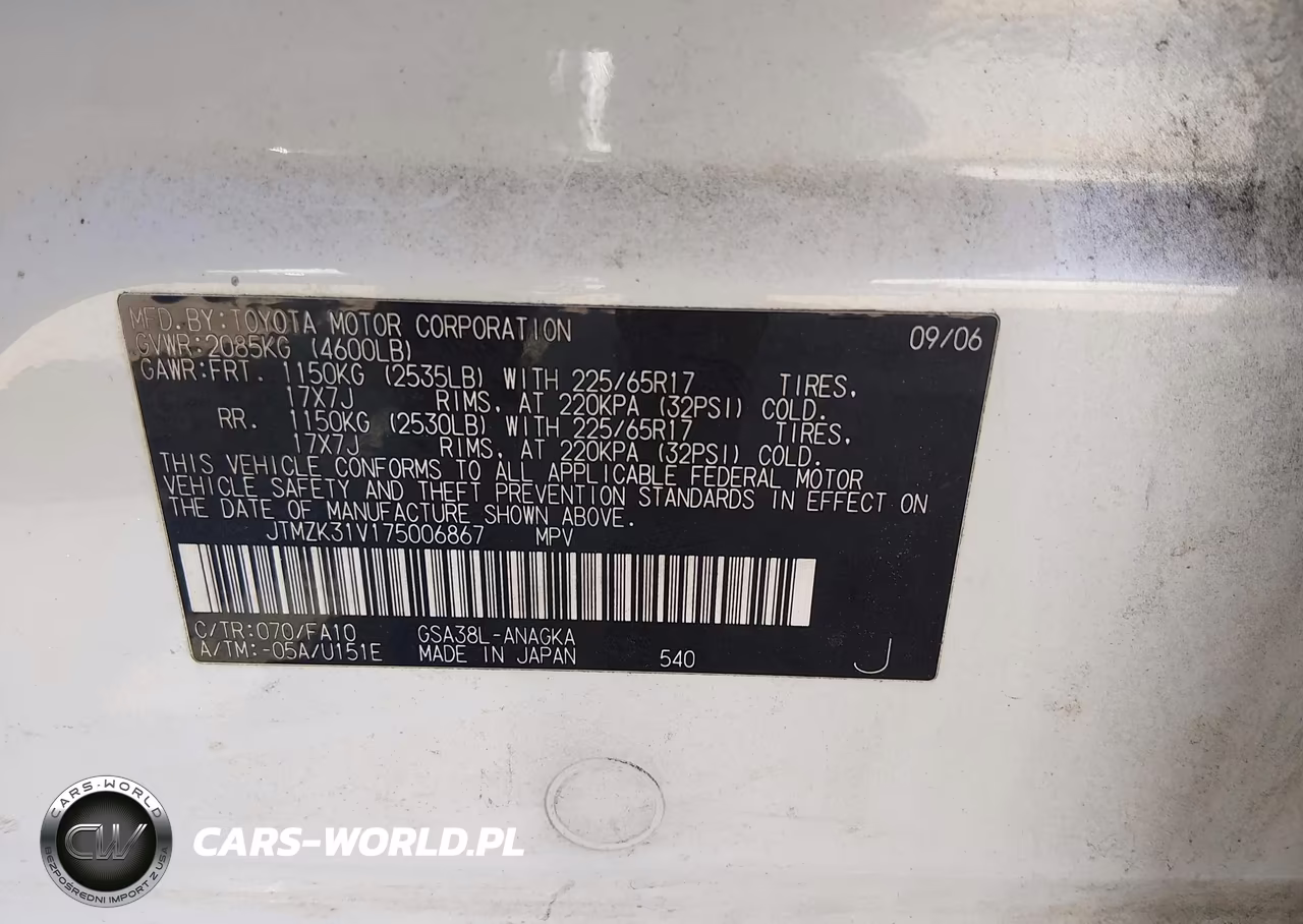 2007 Toyota Rav4 Limited V6 VIN:JTMZK31V175006867 - 9