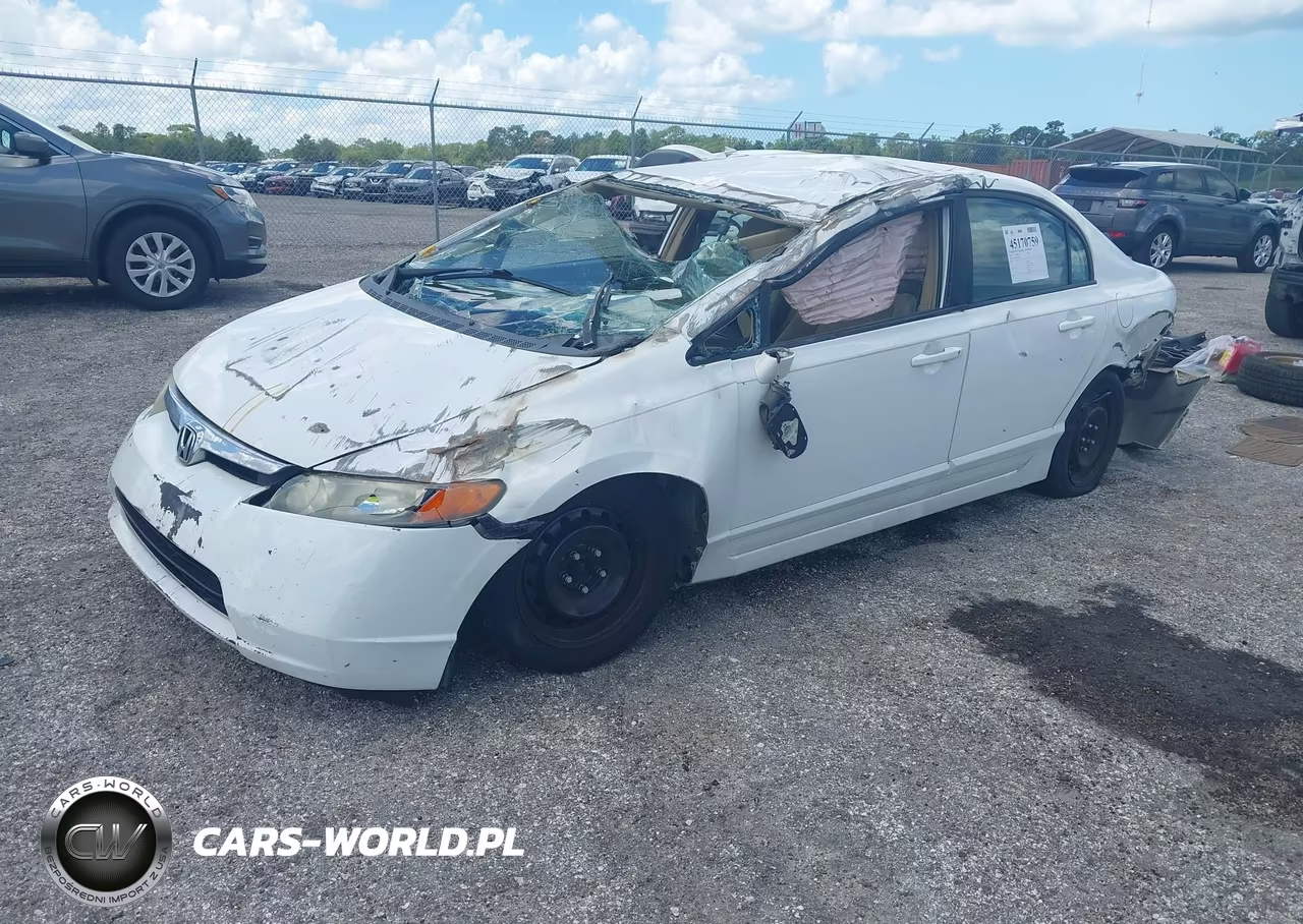 2008 Honda Civic Lx VIN:2HGFA16598H326906 - 2