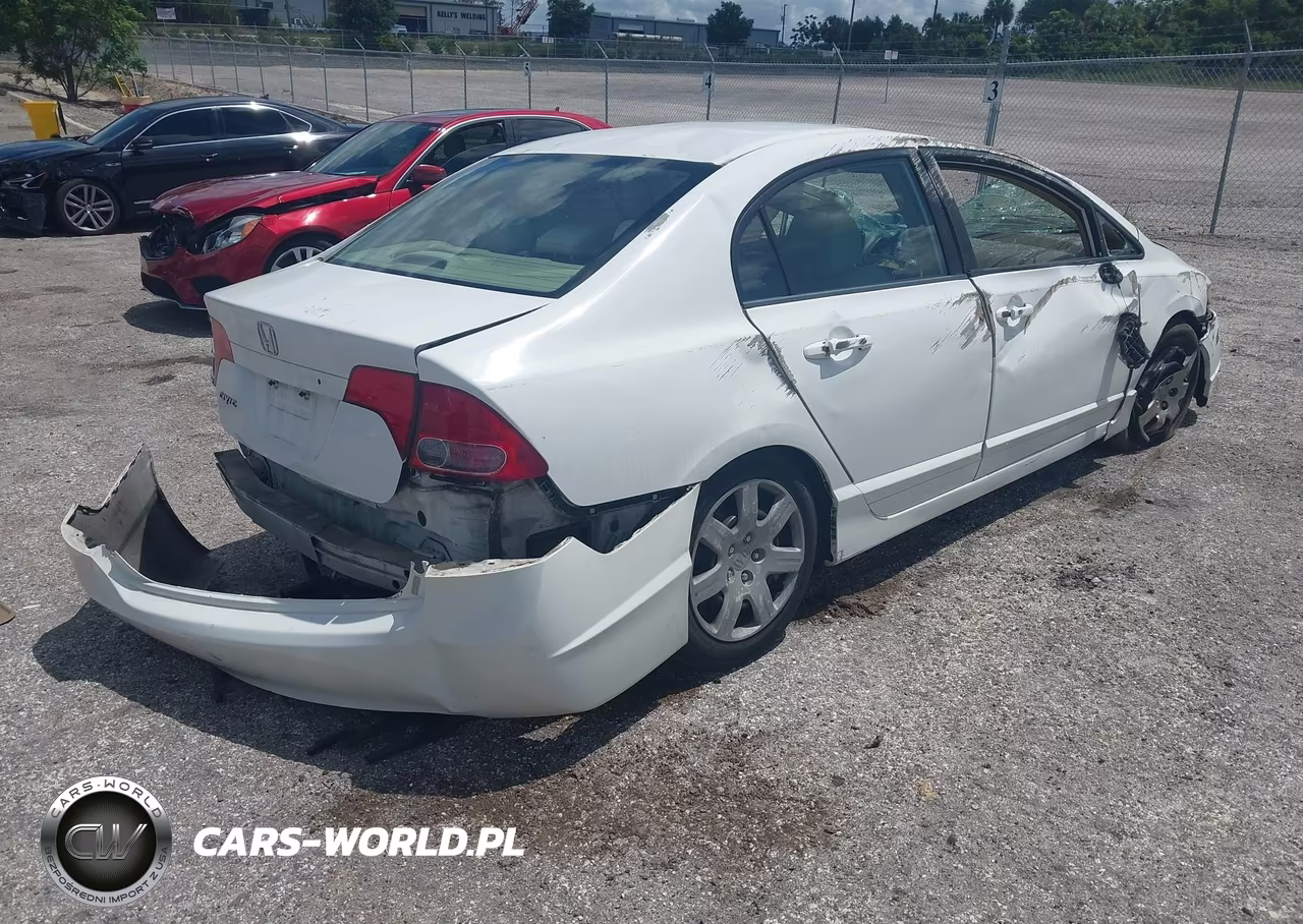 2008 Honda Civic Lx VIN:2HGFA16598H326906 - 4