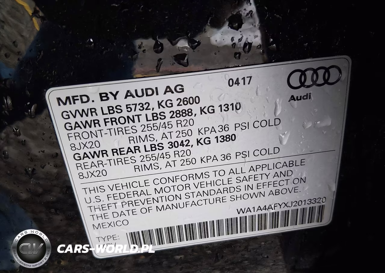 2018 Audi Sq5 3.0T Premium Plus VIN:WA1A4AFYXJ2013320 - 9