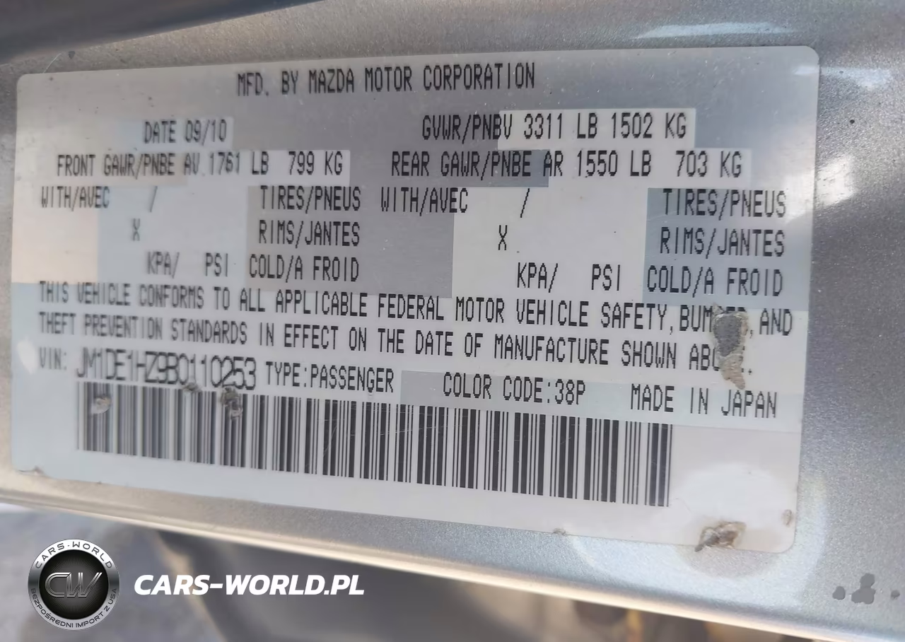 2011 Mazda Mazda2 Touring VIN:JM1DE1HZ9B0110253 - 9