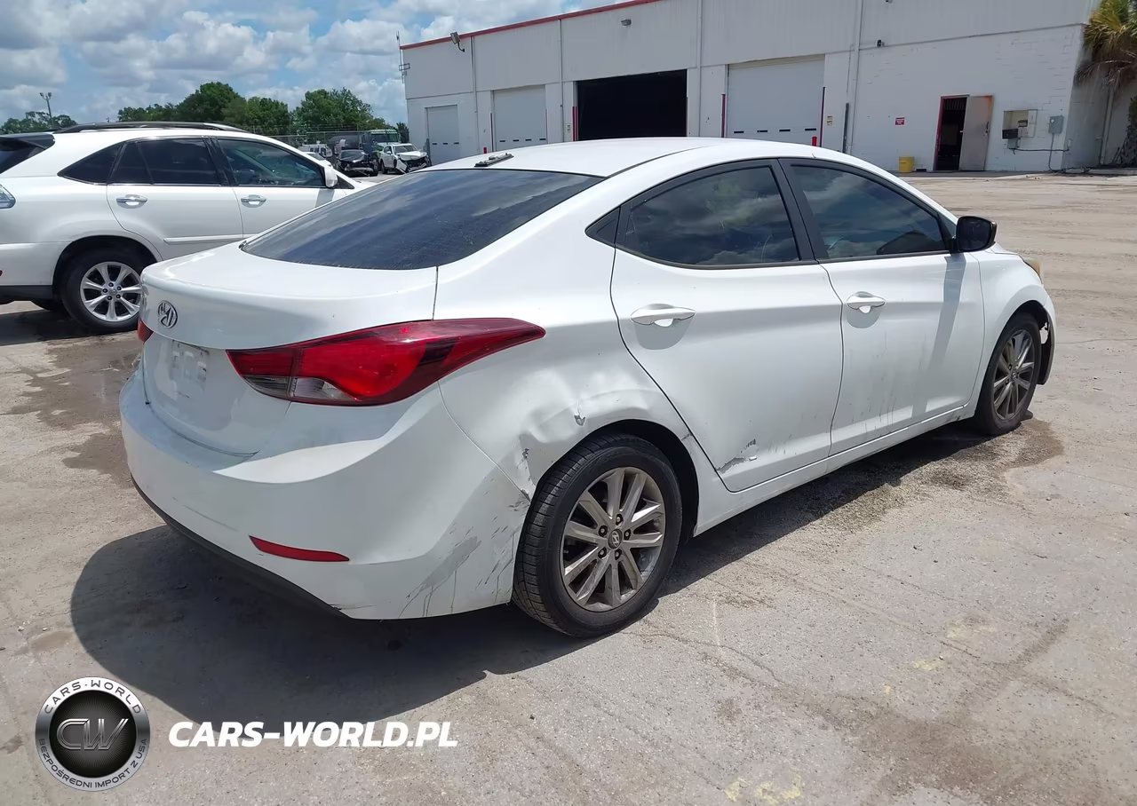 2016 Hyundai Elantra Se VIN:5NPDH4AEXGH704960 - 4