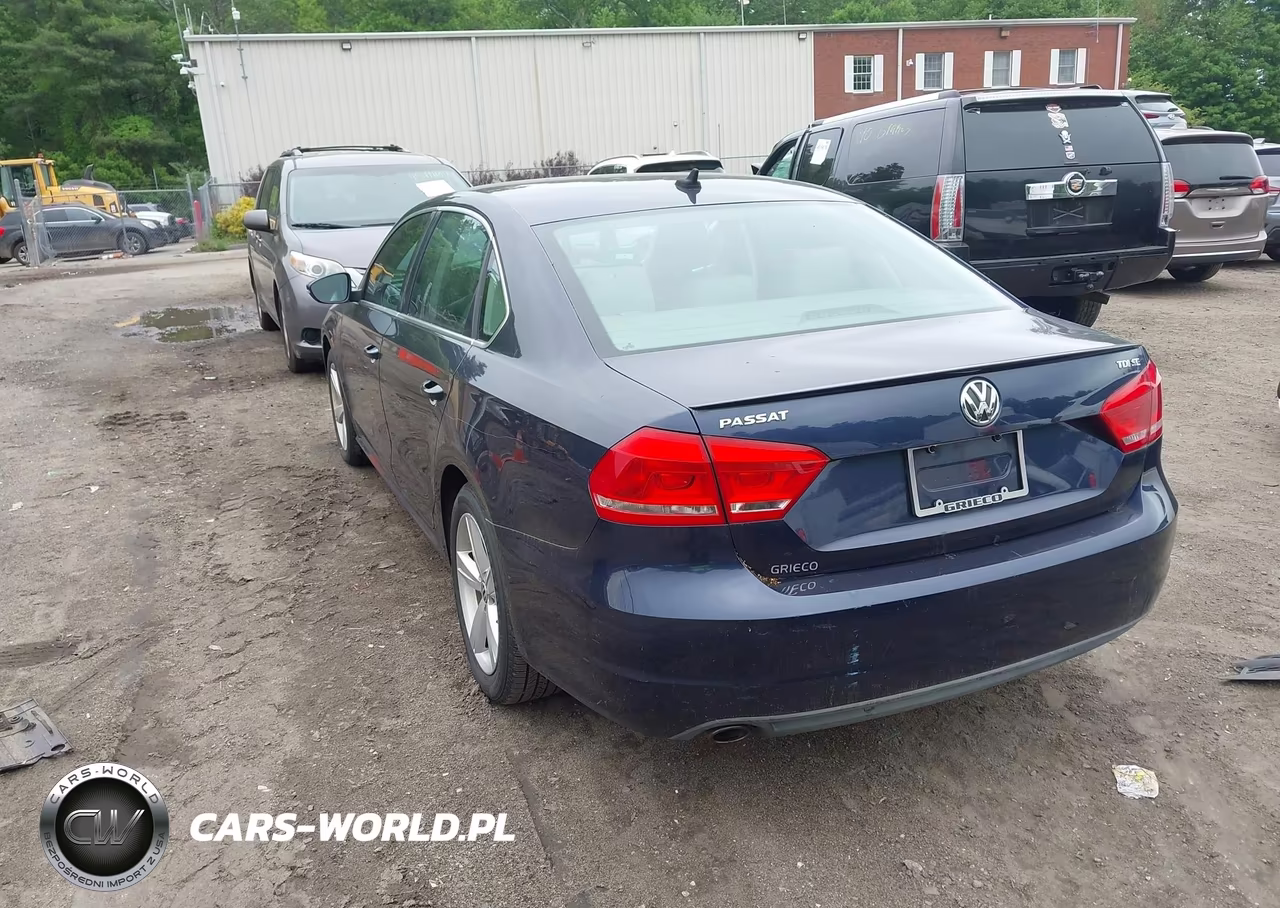 2012 Volkswagen Passat 2.0L Tdi Se VIN:1VWBN7A32CC096788 - 3